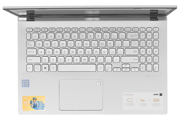 Laptop Asus VivoBook X509U i3 7020U 4GB/1TB/Chuột/Win10 (EJ063T) Màu Bạc