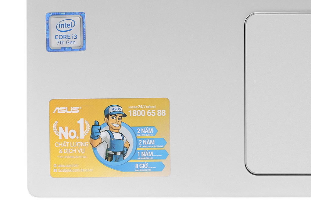Laptop Asus VivoBook X509U i3 7020U 4GB/1TB/Chuột/Win10 (EJ063T) Màu Bạc