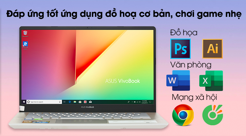 Laptop Asus VivoBook S430FA i3 8145U/4GB/256GB/Win10 (EB459T)