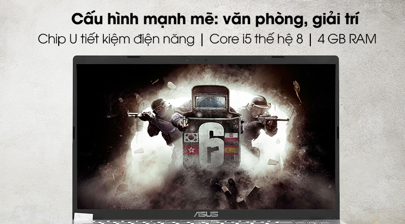 Laptop Asus VivoBook X509FJ i5 8265U/4GB/512GB/2GB MX230/Win10 (EJ155T)