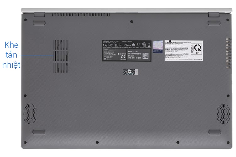 Laptop Asus VivoBook X509FJ i5 8265U/4GB/512GB/2GB MX230/Win10 (EJ155T) Màu Bạc