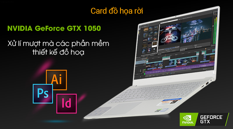 Laptop Dell Inspiron 7591 i5 9300H/8GB/256GB/3GB GTX1050/Win10 (N5I5591W)