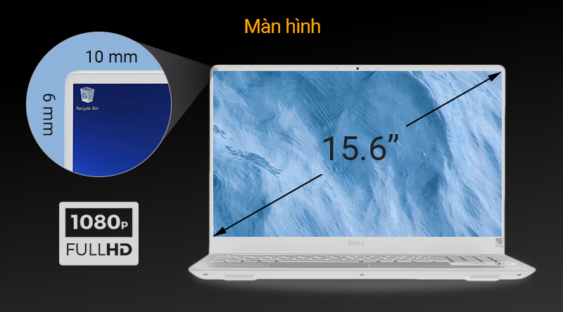 Laptop Dell Inspiron 7591 i5 9300H/8GB/256GB/3GB GTX1050/Win10 (N5I5591W)