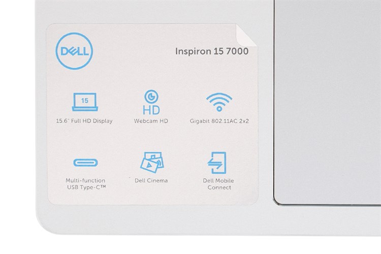 Laptop Dell Inspiron 7591 i5 9300H/8GB/256GB/3GB GTX1050/Win10 (N5I5591W) Màu Bạc