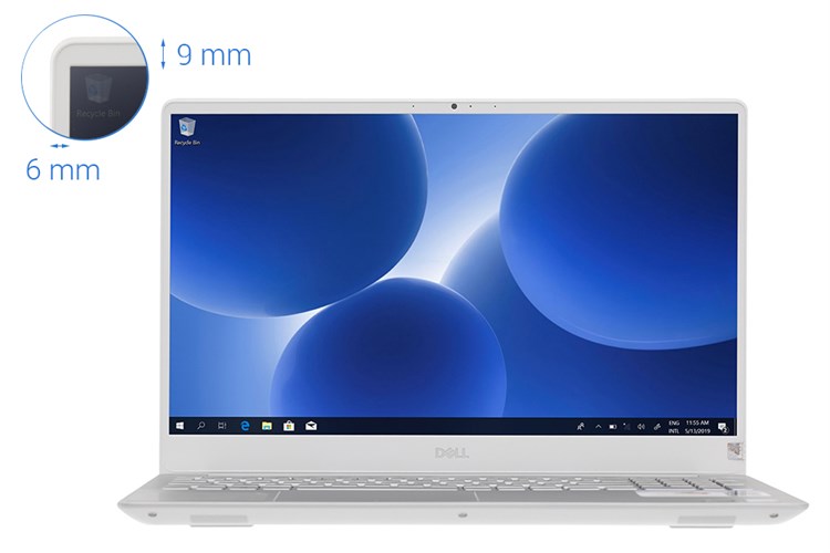 Laptop Dell Inspiron 7591 i5 9300H/8GB/256GB/3GB GTX1050/Win10 (N5I5591W) Màu Bạc