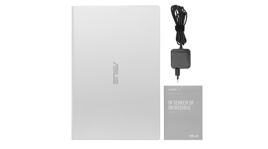 Bộ sản phẩm gồm: Sách hướng dẫn, Thùng máy, Sạc Laptop Asus