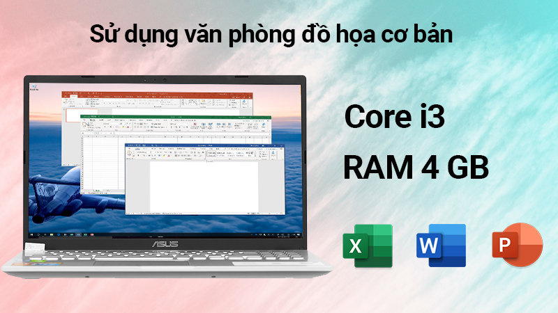 Asus VivoBook X509FJ i3 8145U/4GB/1TB/2GB MX230/Win10 (EJ227T)  Bộ sản phẩm chuẩn: Sách hướng dẫn, Thùng máy, Adapter sạc  Laptop ASUS VivoBook X509FJ i3 EJ227T) là chiếc máy tính xách tay văn phòng giá rẻ nhưng có cấu hình khá