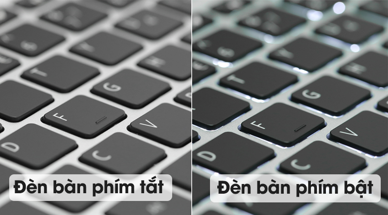 Laptop Acer Aspire A512 có bàn phím trang bị đèn nền