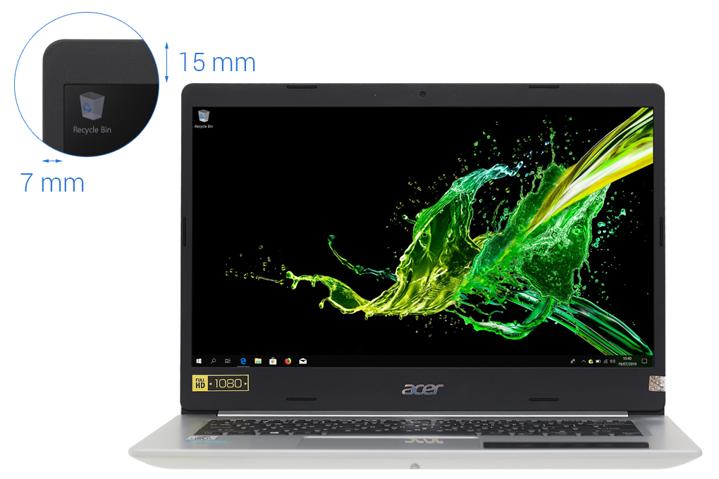 Laptop Acer Aspire A514 52 33AB i3 10110U/4GB/256GB/Win10 (NX.HMHSV.001) Màu Bạc