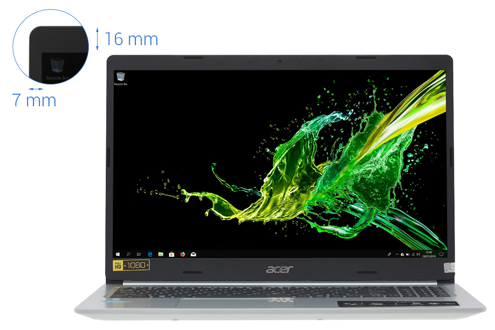 Laptop Acer Aspire A515 54 54EU i5 10210U/8GB/512GB/Win10 (NX.HN3SV.002) Màu Bạc