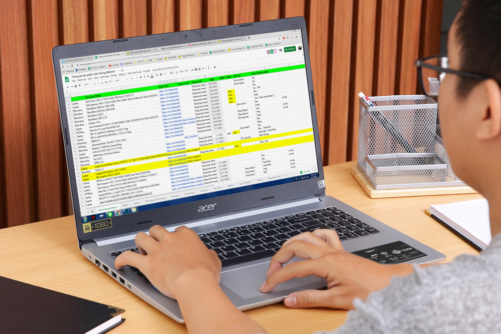 Laptop Acer Aspire A515 54G 51J3 i5 10210U/8GB/1TB SSD/2GB MX250/Win10 (NX.HN5SV.003) Màu Bạc