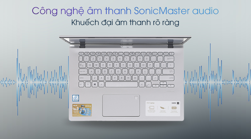 Laptop Asus VivoBook X409FA i3 8145U/4GB/512GB/Win10 (EK306T)