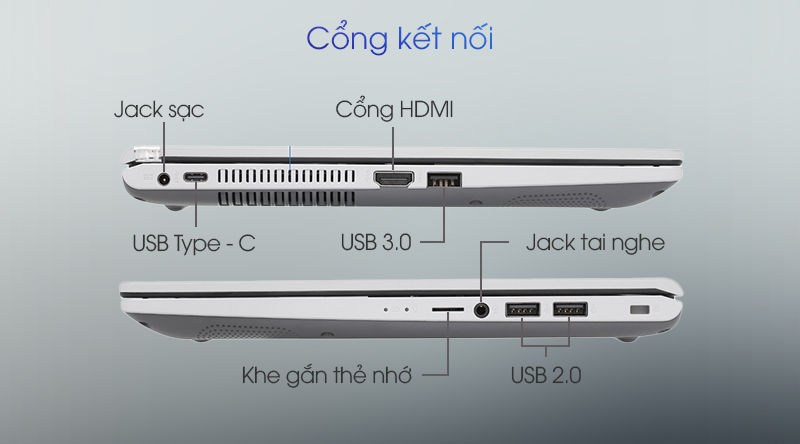 Laptop Asus VivoBook X409FA i3 8145U/4GB/512GB/Win10 (EK306T)
