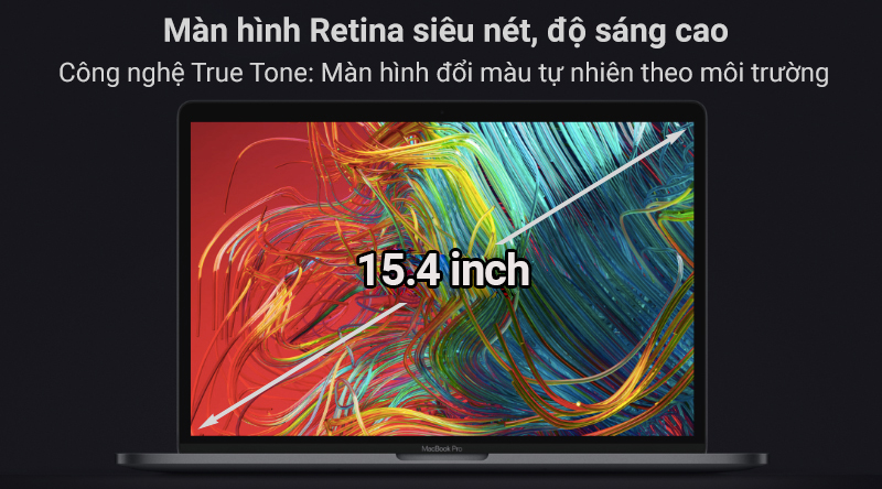 Laptop Apple Macbook Pro Touch 2019 i7 2.6GHz/16GB/256GB/4GB Radeon 555X (MV922SA/A)