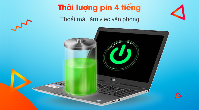 Laptop Dell Inspiron 3581 i3 7020U/4GB/1TB/Win10 (P75F005N81A)