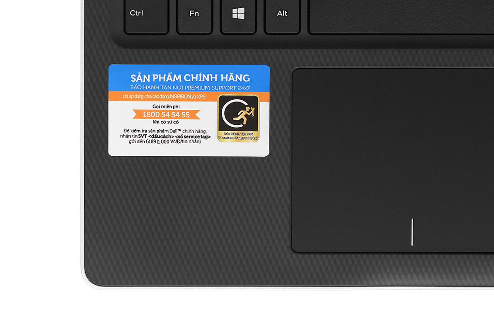 Laptop Dell Inspiron 3581 i3 7020U/4GB/1TB/Win10 (P75F005N81A) Màu Bạc