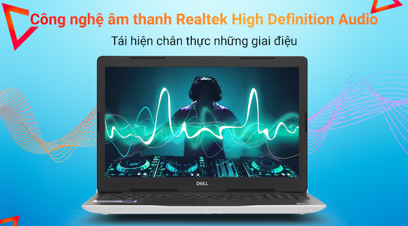 Công nghệ Realtek High Definition Audio giúp laptop khuếch đại và gia tăng sự sắc sảo
