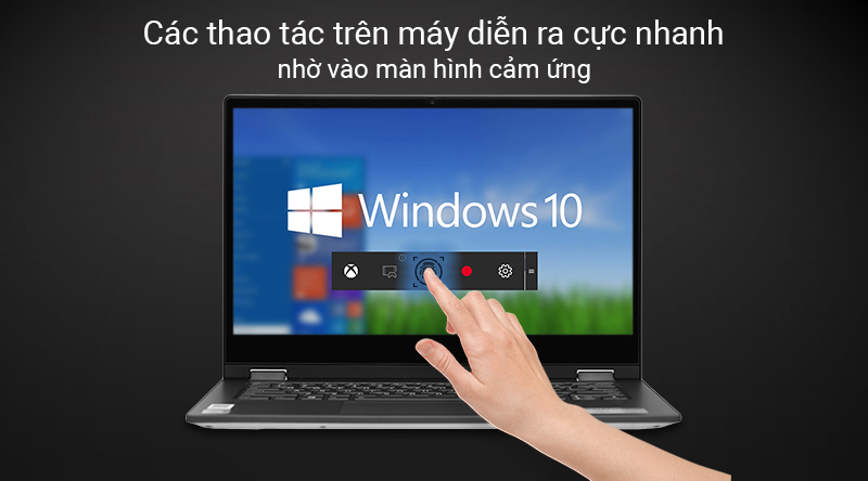 Laptop Lenovo IdeaPad C340 14IML i3 10110U/8GB/512GB/Touch/Win10 (81TK007PVN)