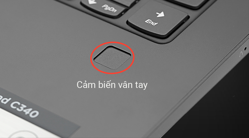 Lenovo IdeaPad được trang bị cảm biến vân tay