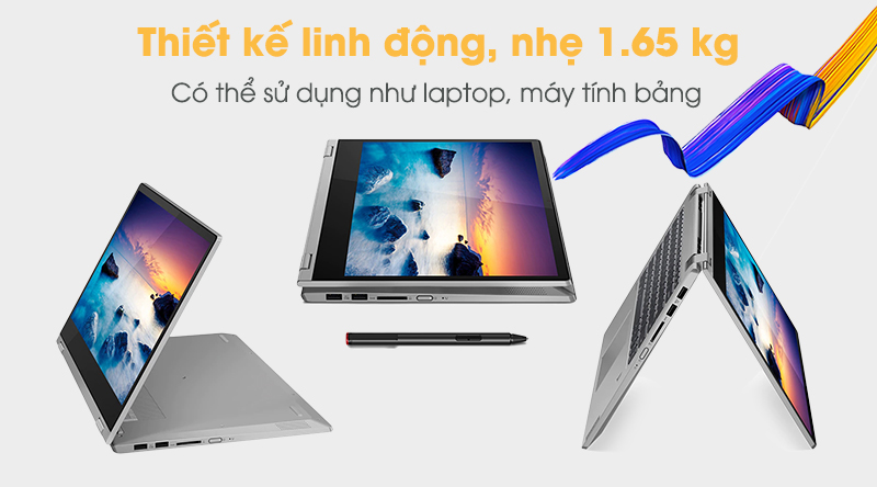 Laptop Lenovo IdeaPad C340 14IML i5 10210U/8GB/512GB/2GB MX230/Touch/Win10 (81TK007RVN)