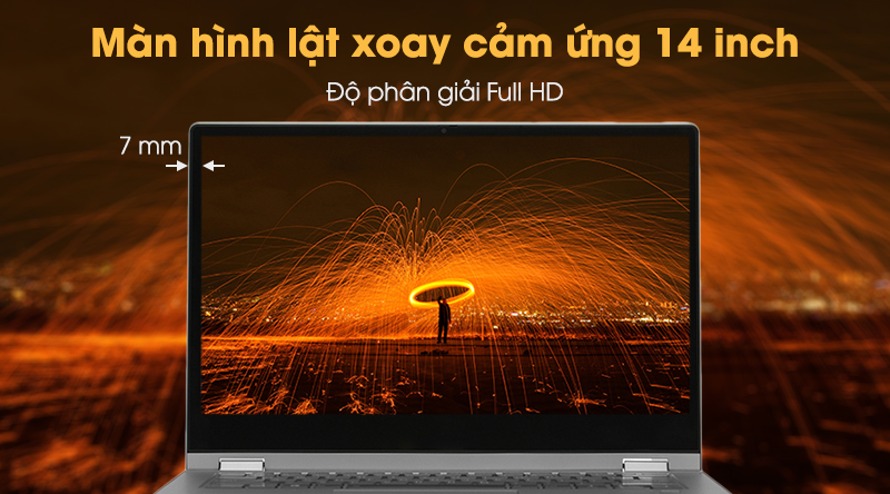 Laptop Lenovo IdeaPad C340 14IML i5 10210U/8GB/512GB/2GB MX230/Touch/Win10 (81TK007RVN)