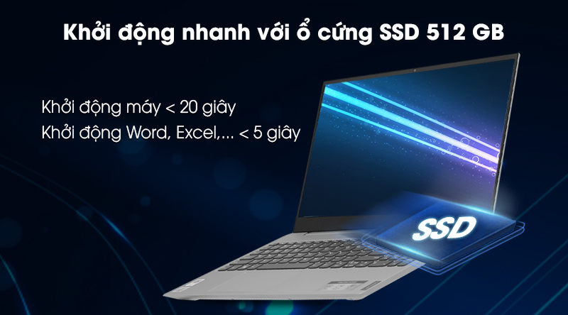 Laptop Lenovo IdeaPad S340 15IIL i3 1005G1/8GB/512GB/Win10 (81VW0042VN)