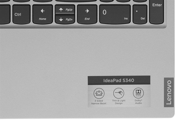 Laptop Lenovo IdeaPad S340 15IIL i3 1005G1/8GB/512GB/Win10 (81VW0042VN) Màu Xám