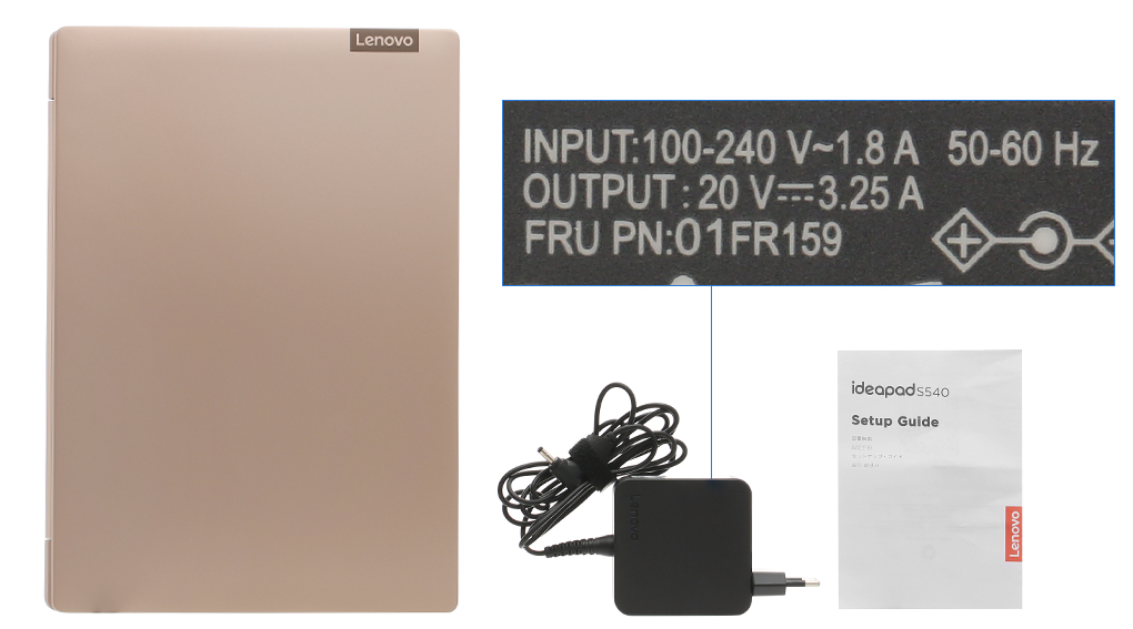 Bộ sản phẩm gồm: Sách hướng dẫn, Thùng máy, Sạc Laptop Lenovo