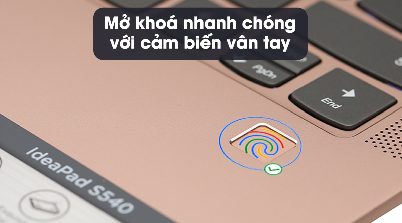 Vân tay thông minh Lenovo IdeaPad S540 14IML