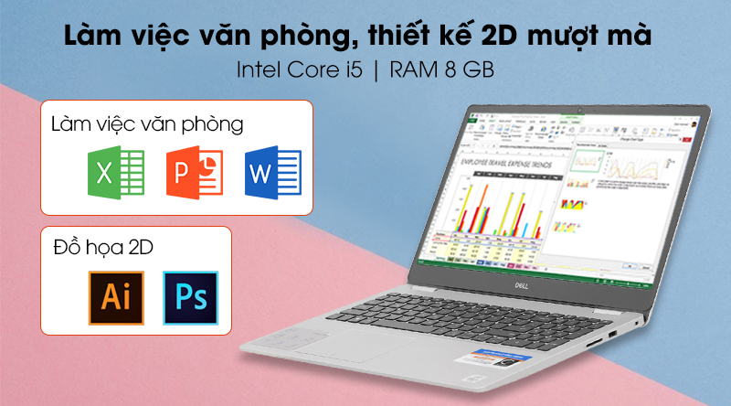 Laptop Dell Inspiron 5593 i5 1035G1/8GB/512GB/Win10 (7WGNV1)