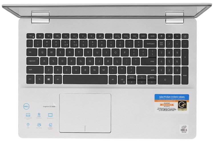 Laptop Dell Inspiron 5593 i5 1035G1/8GB/512GB/Win10 (7WGNV1) Màu Bạc