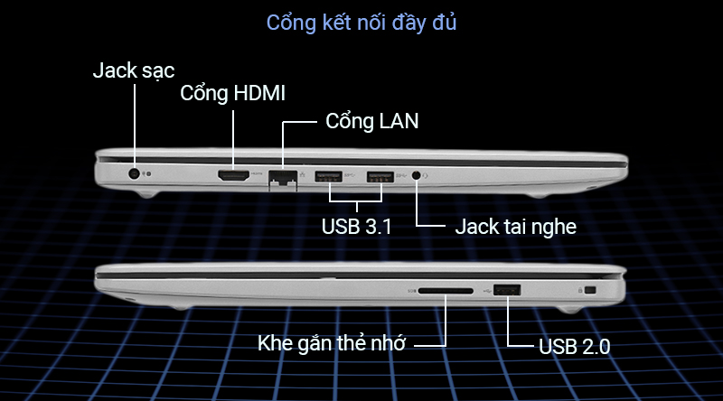 Laptop Dell Inspiron 5593 i3 1005G1/4GB/128GB/Win10 (70196703)