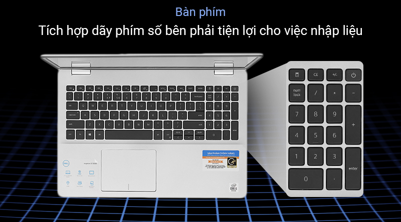 Laptop Dell Inspiron 5593 i3 1005G1/4GB/128GB/Win10 (70196703)