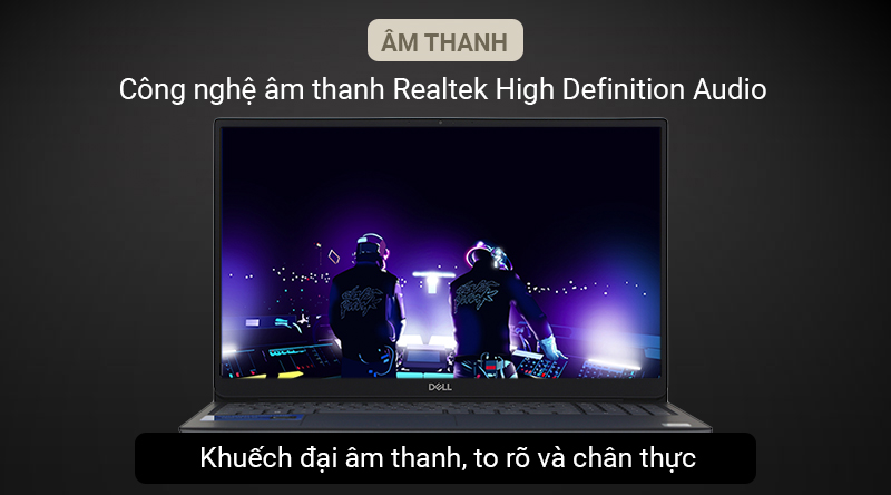 Công nghệ Realtek High Definition Audio mang đến chất lượng âm thanh ổn định