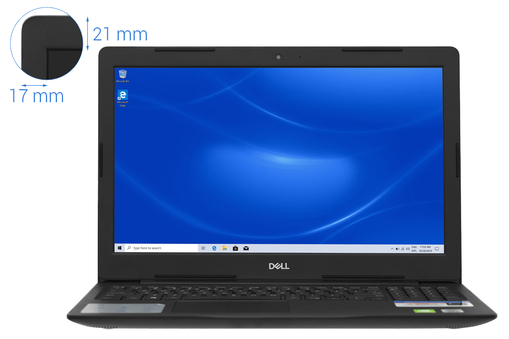 Laptop Dell Inspiron 3593 i7 1065G7/8GB/512GB/2GB MX230/Win10 (70197459) - 3