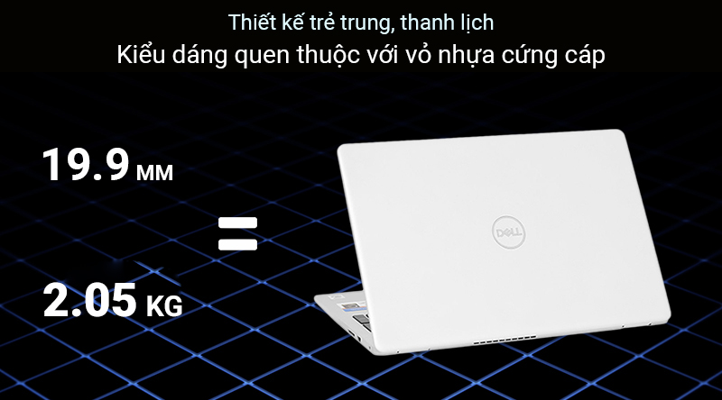 Laptop Dell Inspiron 5593 với thiết kế cổ điển, cá tính