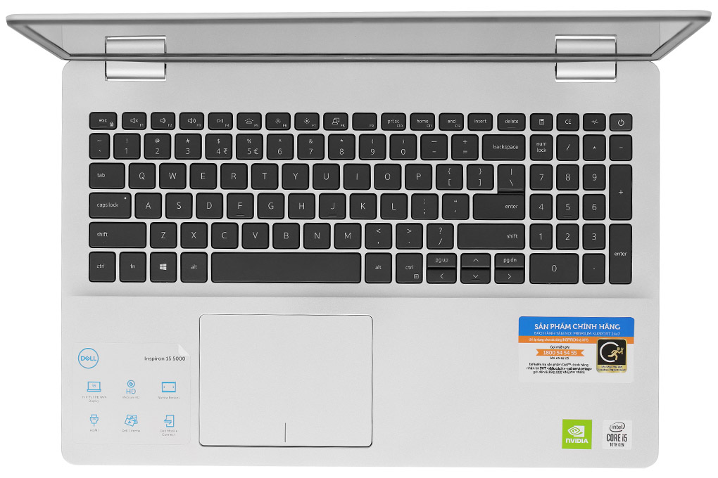 Laptop Dell Inspiron 5593 i5 1035G1/4GB/1TB+128GB/2GB MX230/Win10 (N5I5402W) - 5