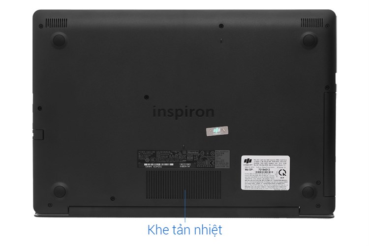 Laptop Dell Inspiron 3580 i7 8565U/8GB/2TB/2GB AMD 520/Win10 (70194513) Màu Đen