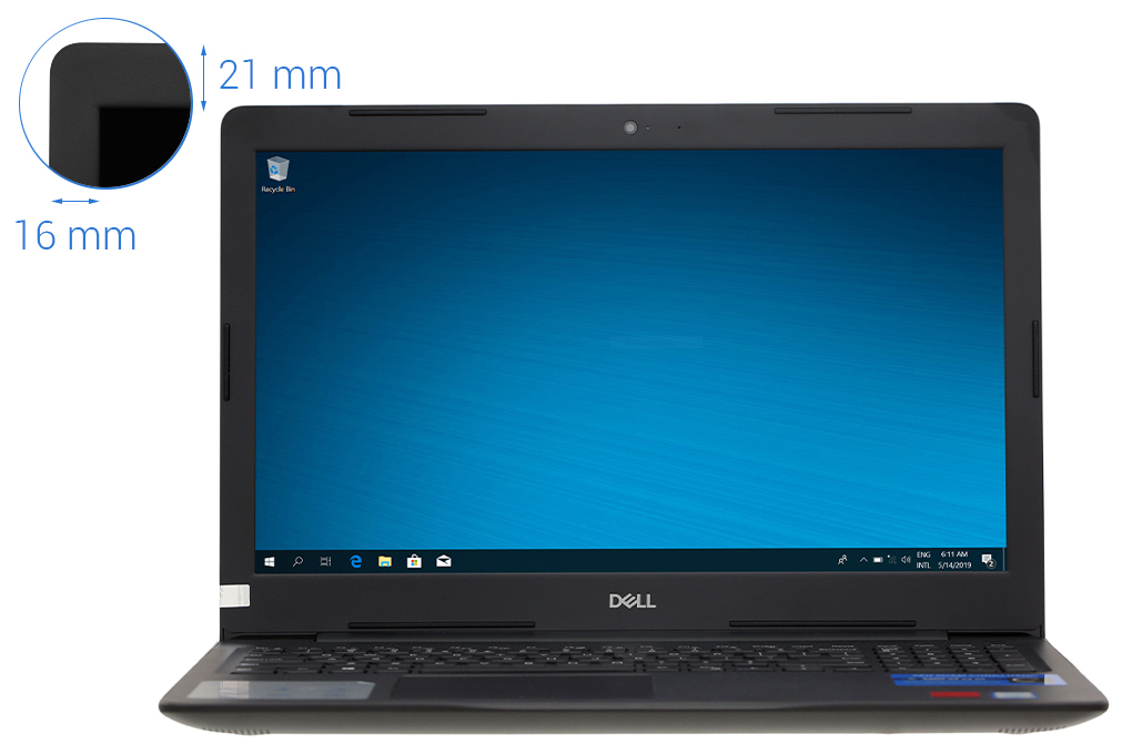 Laptop Dell Inspiron 3580 i7 8565U/8GB/2TB/2GB AMD 520/Win10 (70194513) Màu Đen