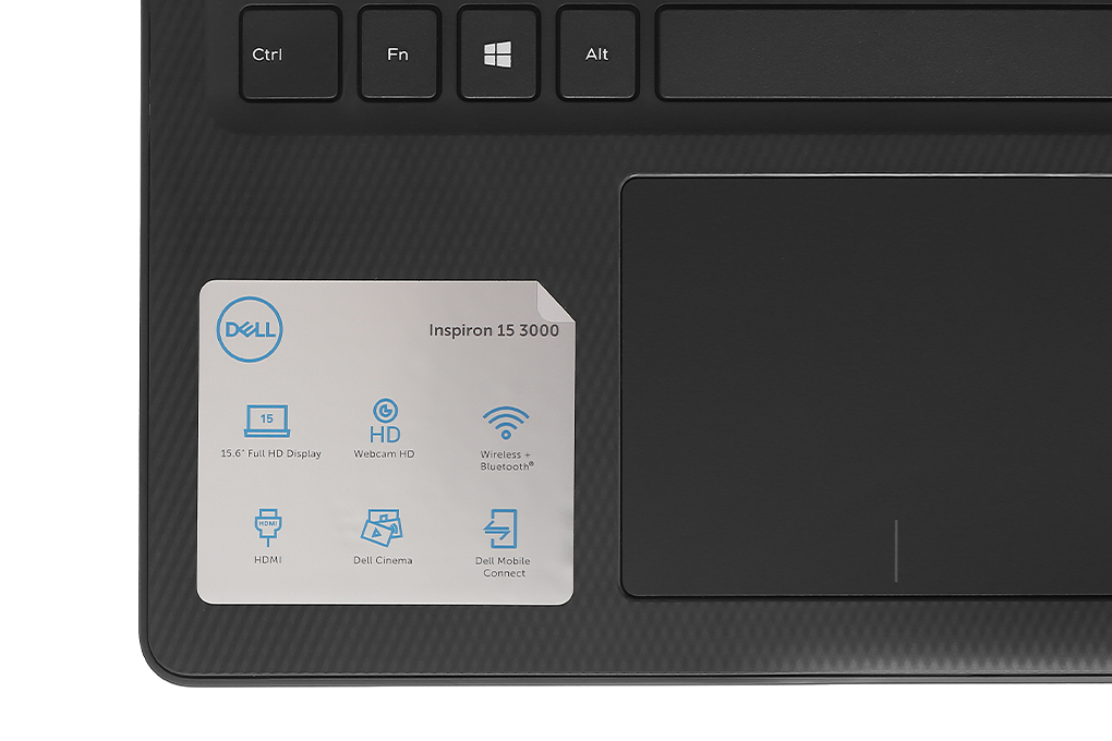 Laptop Dell Inspiron 3580 i7 8565U/8GB/2TB/2GB AMD 520/Win10 (70194513) Màu Đen