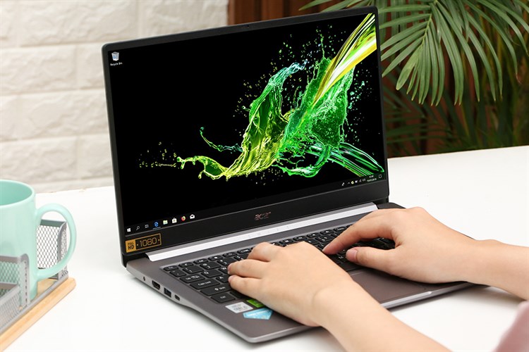 Laptop Acer Swift 3S SF314 57G 53T1 i5 1035G1/8GB/512GB/2GB MX250/Win10 (NX.HJESV.001) Màu Xám