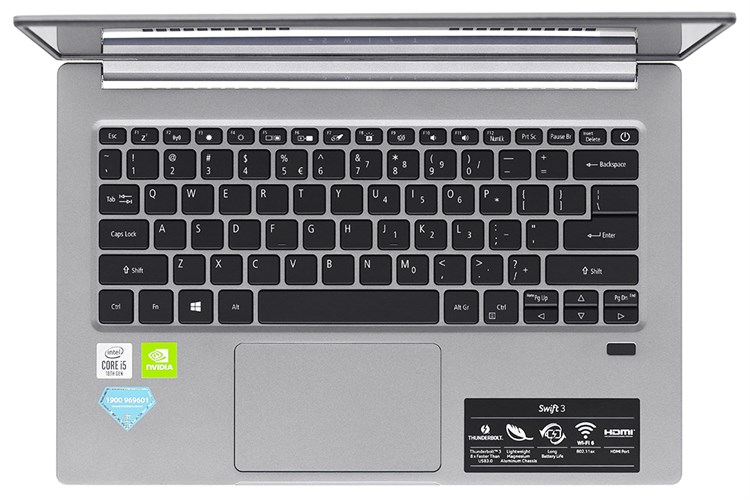 Laptop Acer Swift 3S SF314 57G 53T1 i5 1035G1/8GB/512GB/2GB MX250/Win10 (NX.HJESV.001) Màu Xám