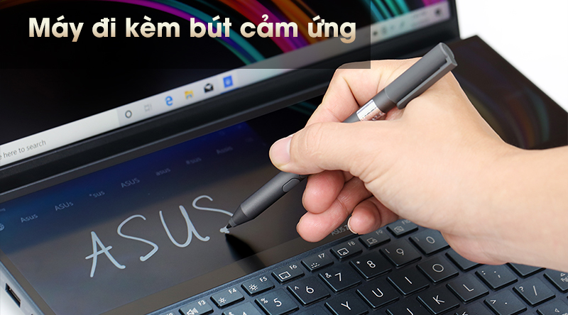 Laptop Asus ZenBook Duo UX481F i5 10210U/8GB/512GB/2GB MX250/Pen/Túi/Win10 (BM048T)