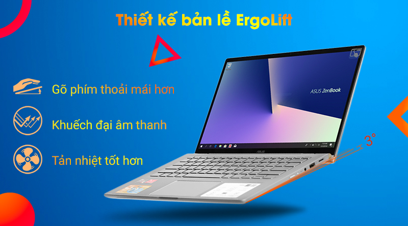 Laptop Asus ZenBook Flip UM462DA giúp cố định máy tính thêm phần chắc chắn ở mọi góc lật. Laptop Asus ZenBook Flip UM462DA giúp cố định máy tính thêm phần chắc chắn ở mọi góc lật.