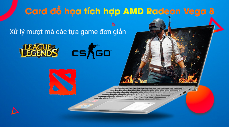 AMD Radeon Vega 8 được tích hợp cho máy tính xách tay đi kèm với AMD Ryzen 5 AMD Radeon Vega 8 được tích hợp cho máy tính xách tay đi kèm với AMD Ryzen 5