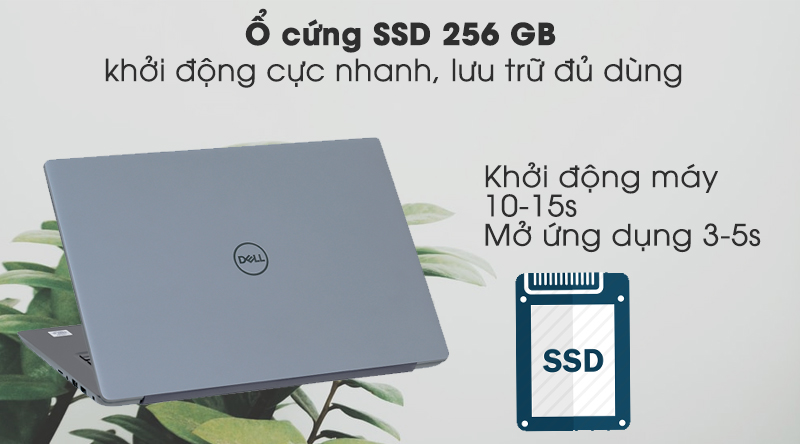Laptop Dell Vostro 5490 trang bị ổ cứng SSD
