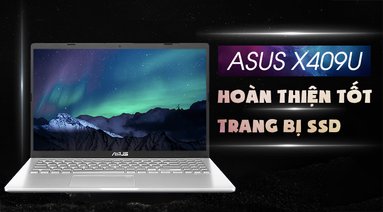 Laptop Asus VivoBook X409U i3 7020U/4GB/256GB/Win10 (EK205T)