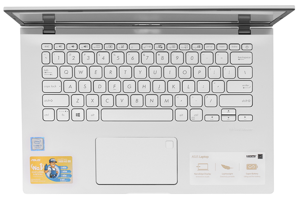 Laptop Asus VivoBook X409U i3 7020U/4GB/256GB/Win10 (EK205T) - 4