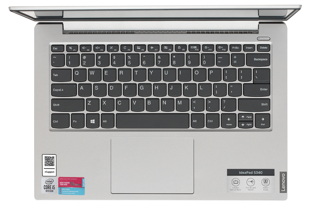 Review laptop Lenovo IdeaPad S340 14IIL i5 1035G1/8GB/512GB/Win10 - Bàn phím