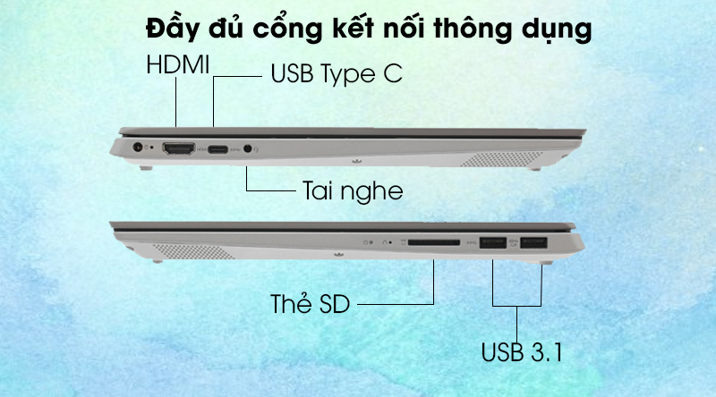 Laptop Lenovo IdeaPad S340 14IIL i5  (81VV003SVN) - kết nối
